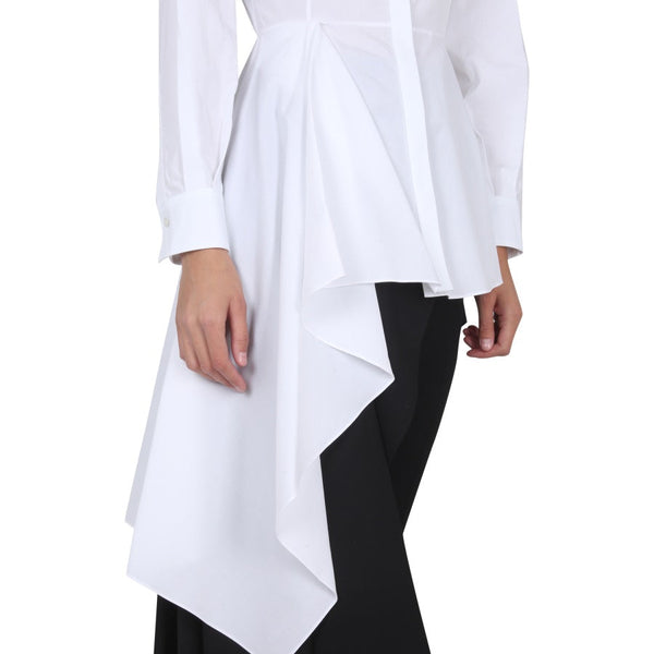 Alexander Mcqueen Women Asymmetric Shirt