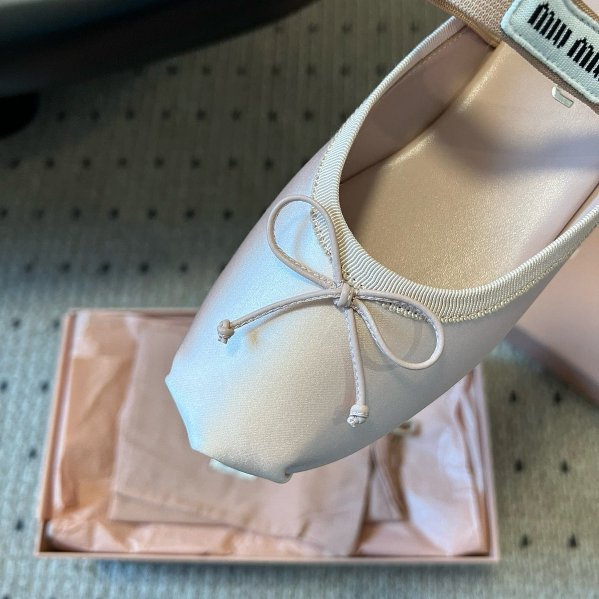 MIU M BALLERINA FLATS
