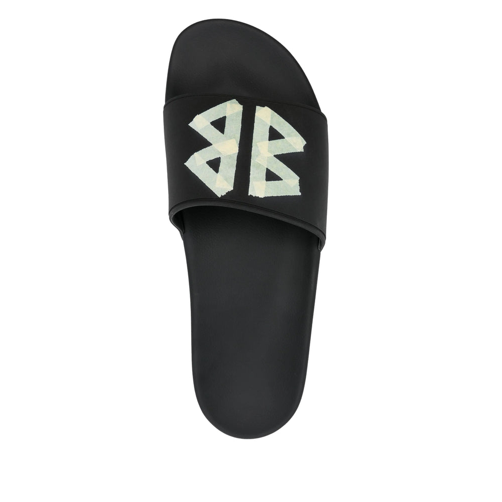 Balenciaga Black Flip-Flops & Slides Men
