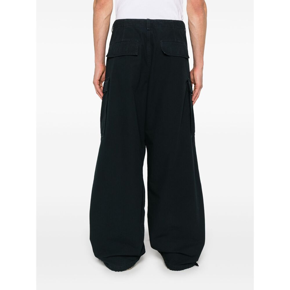Balenciaga Blue Trousers - Loose Fit Men
