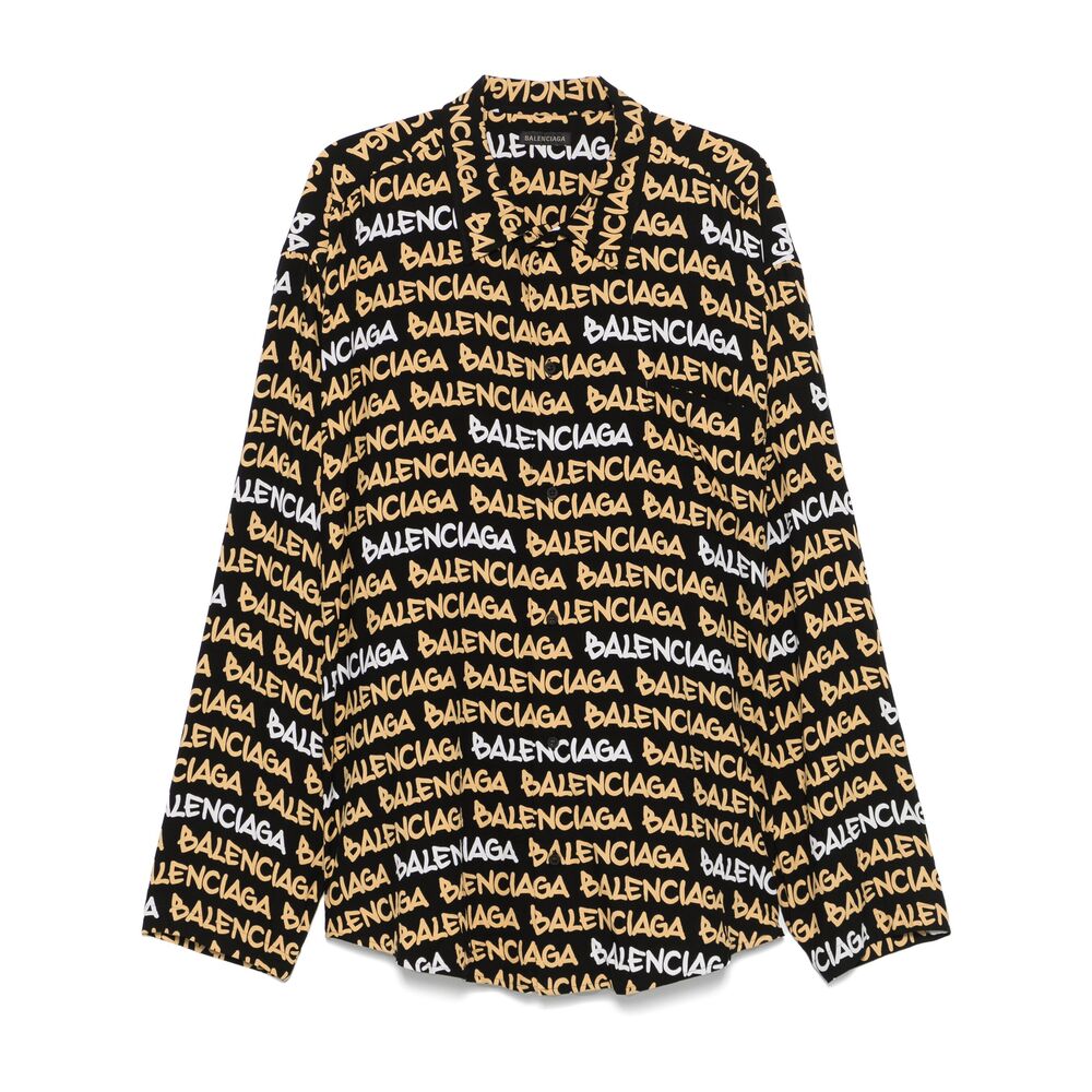 Balenciaga Black Shirts Men