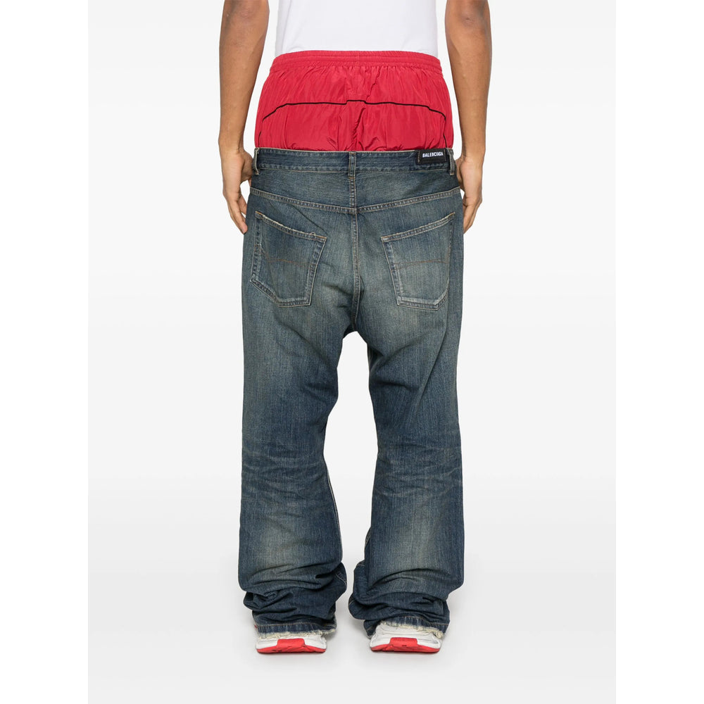 Balenciaga Blue Denim - Bootcut Jeans Men