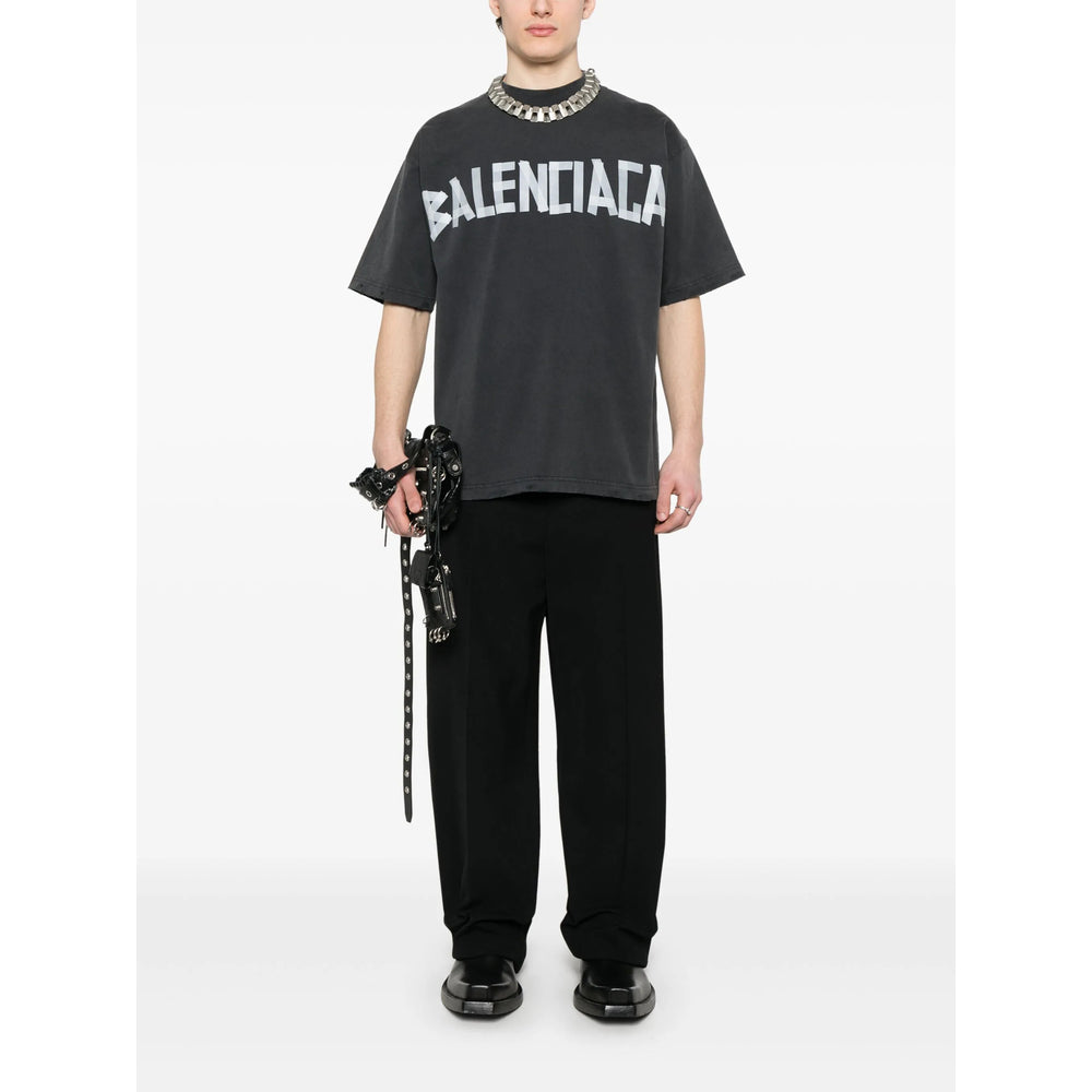 Balenciaga Black T-Shirts & Vests - T-Shirts Men