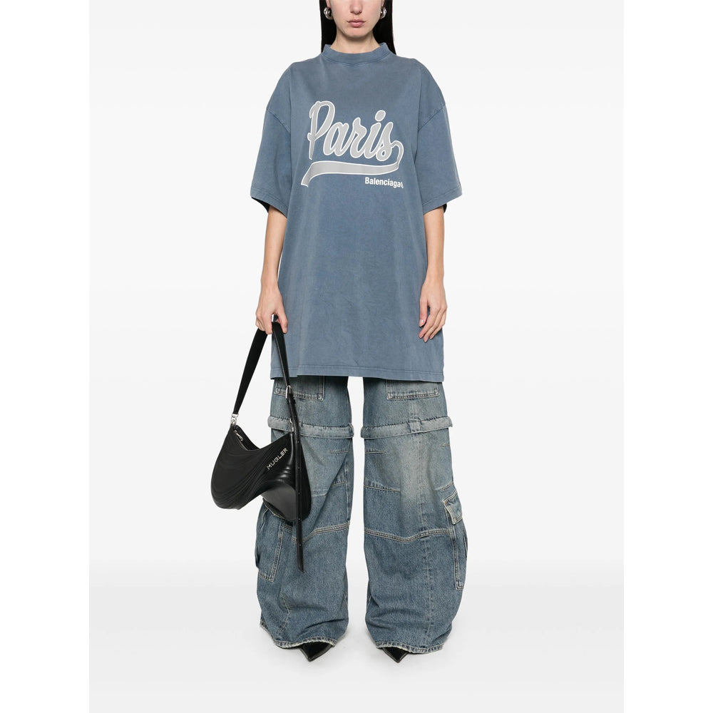 Balenciaga Blue T-Shirts & Vests - T-Shirts Men