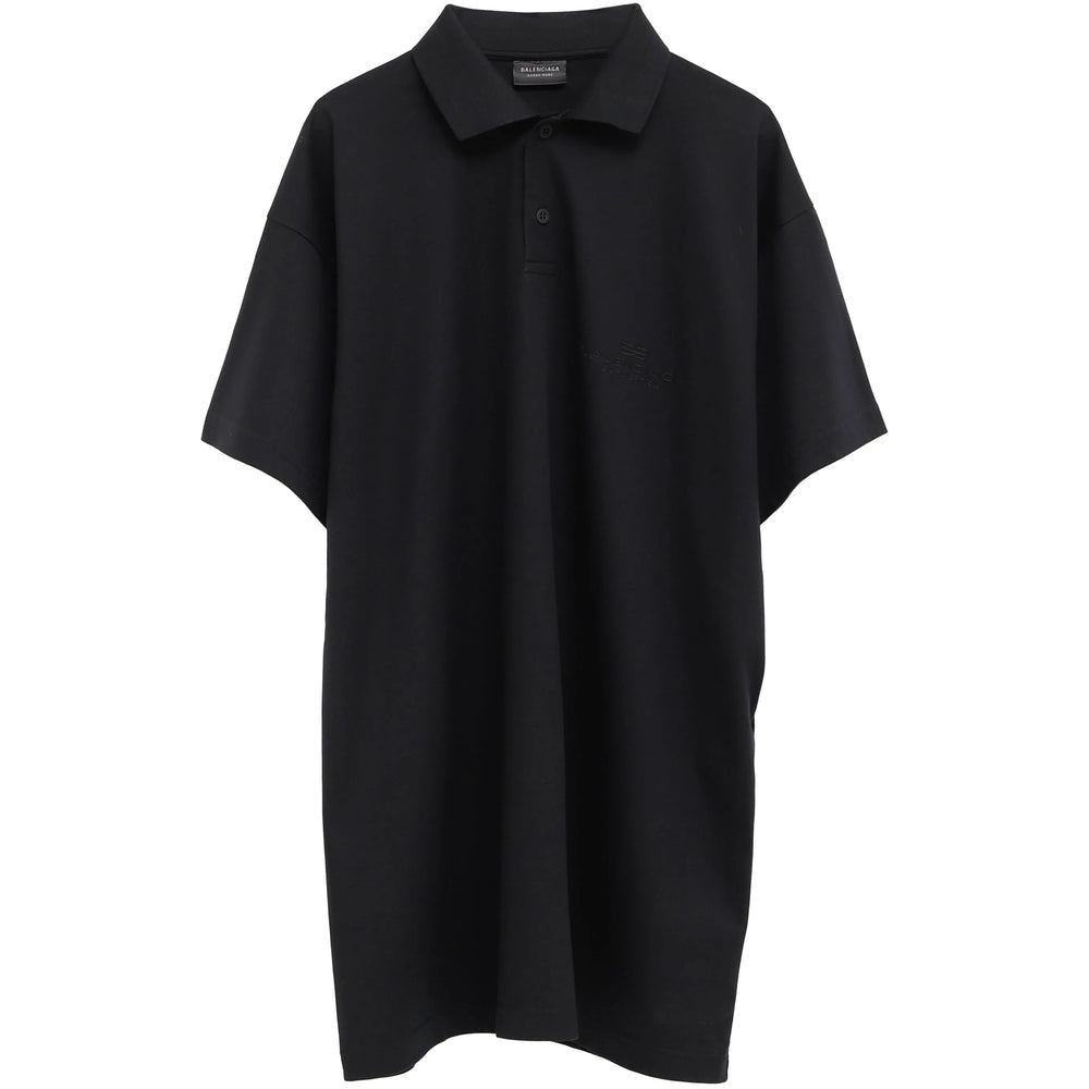 Balenciaga Black Polo Shirts Men