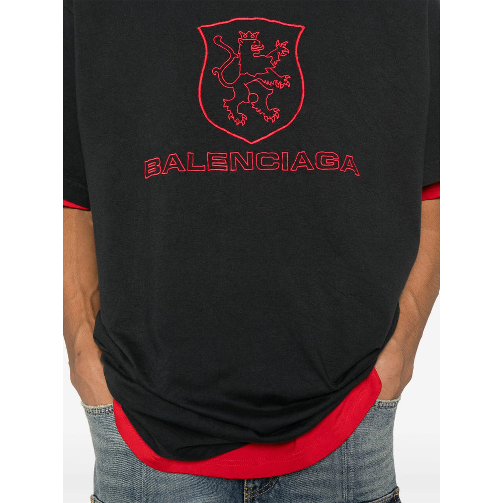 Balenciaga Black T-Shirts & Vests - T-Shirts Men