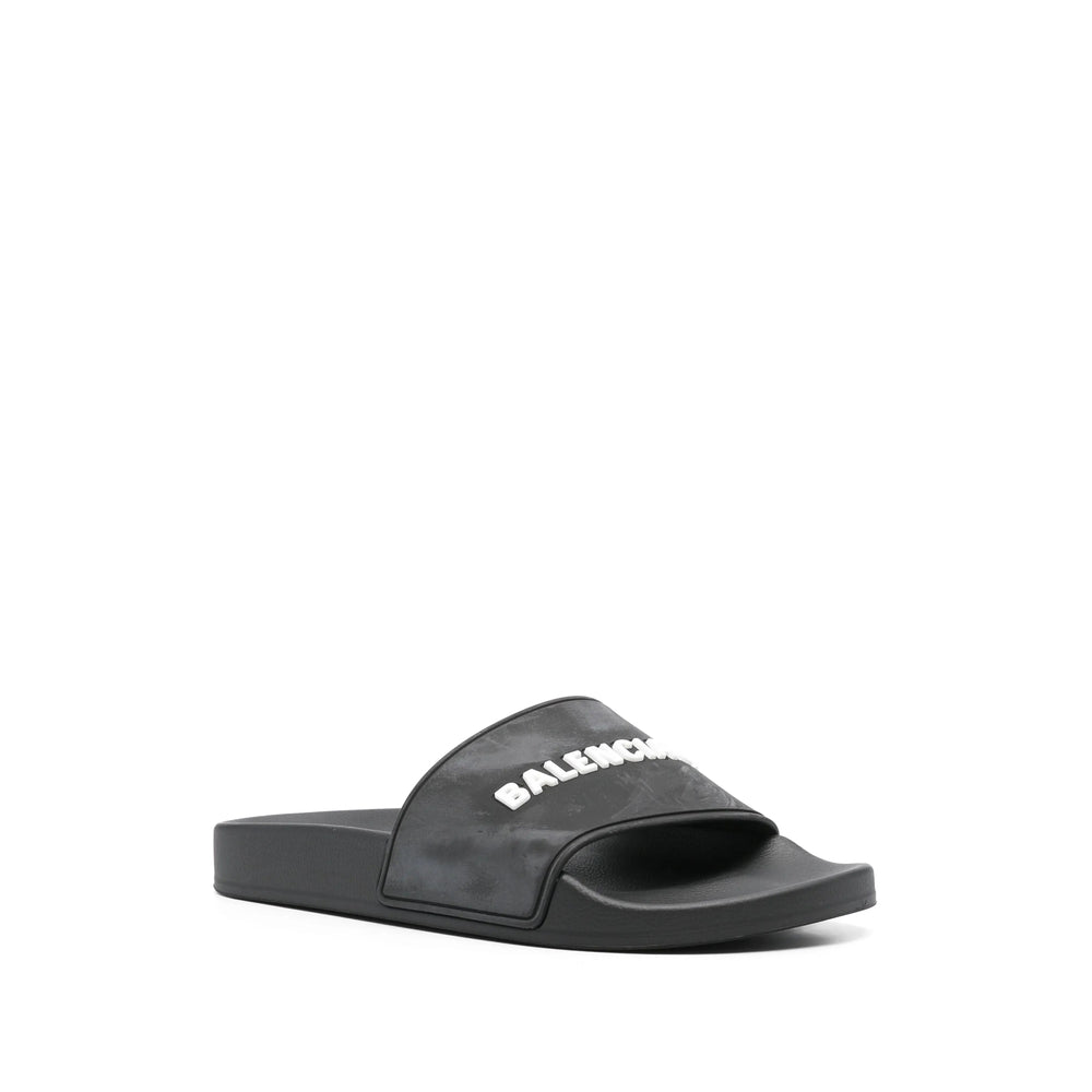 Balenciaga Black Flip-Flops & Slides Women