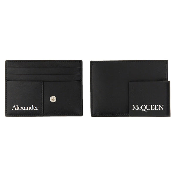 Alexander Mcqueen Men Card Holder With Logo
