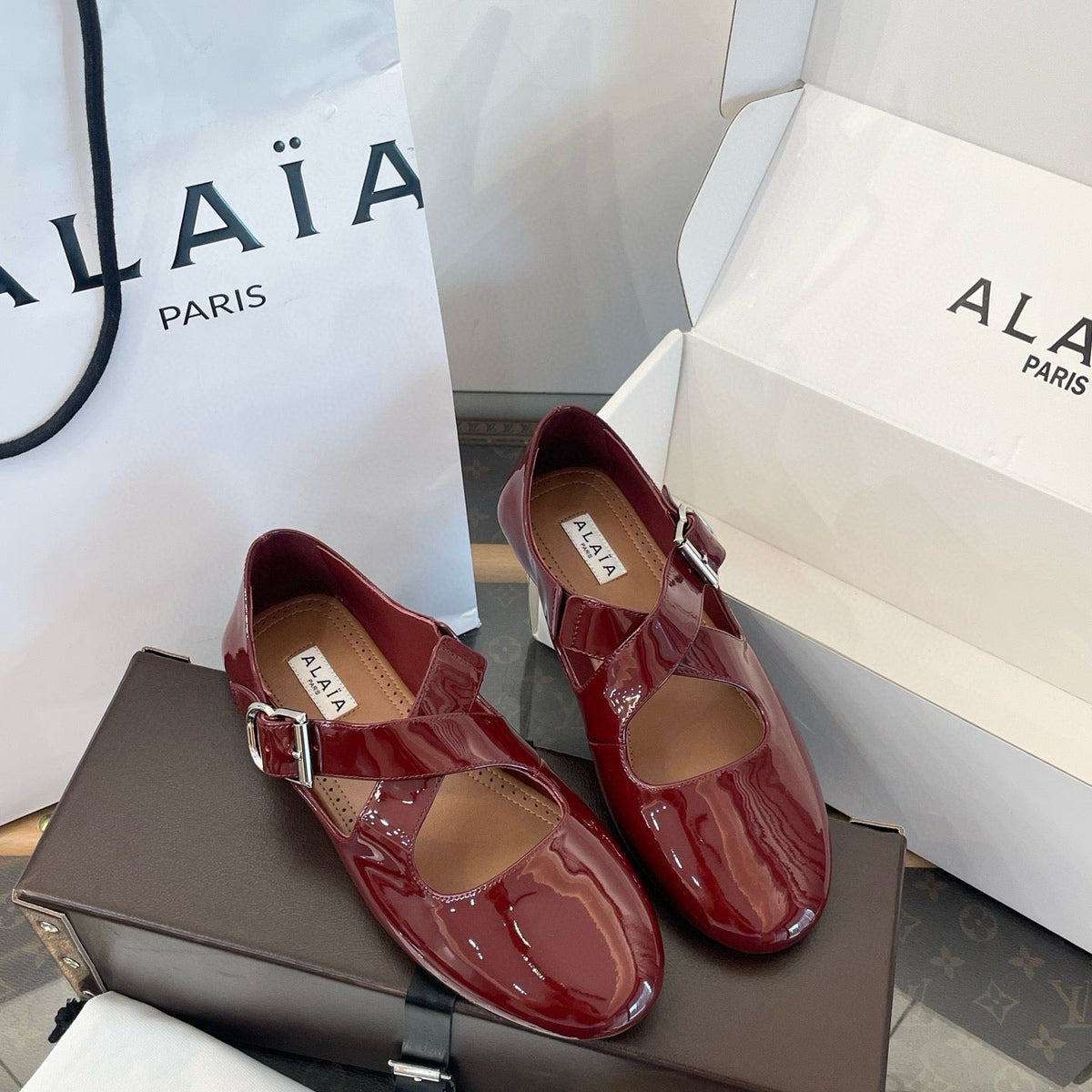 ALAIA BALLET FLATS