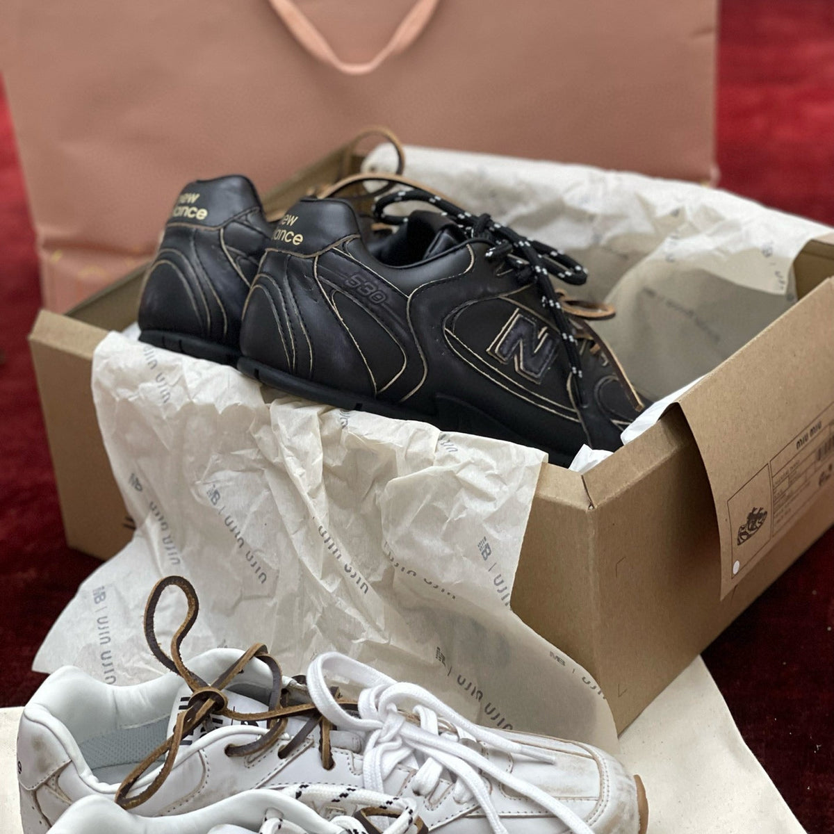 MIU M x NEW BALANCE TRAINERS