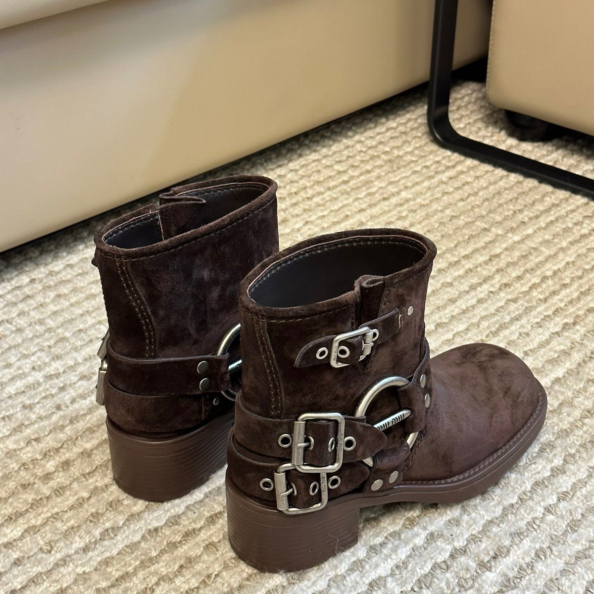 MIU M BOOTS
