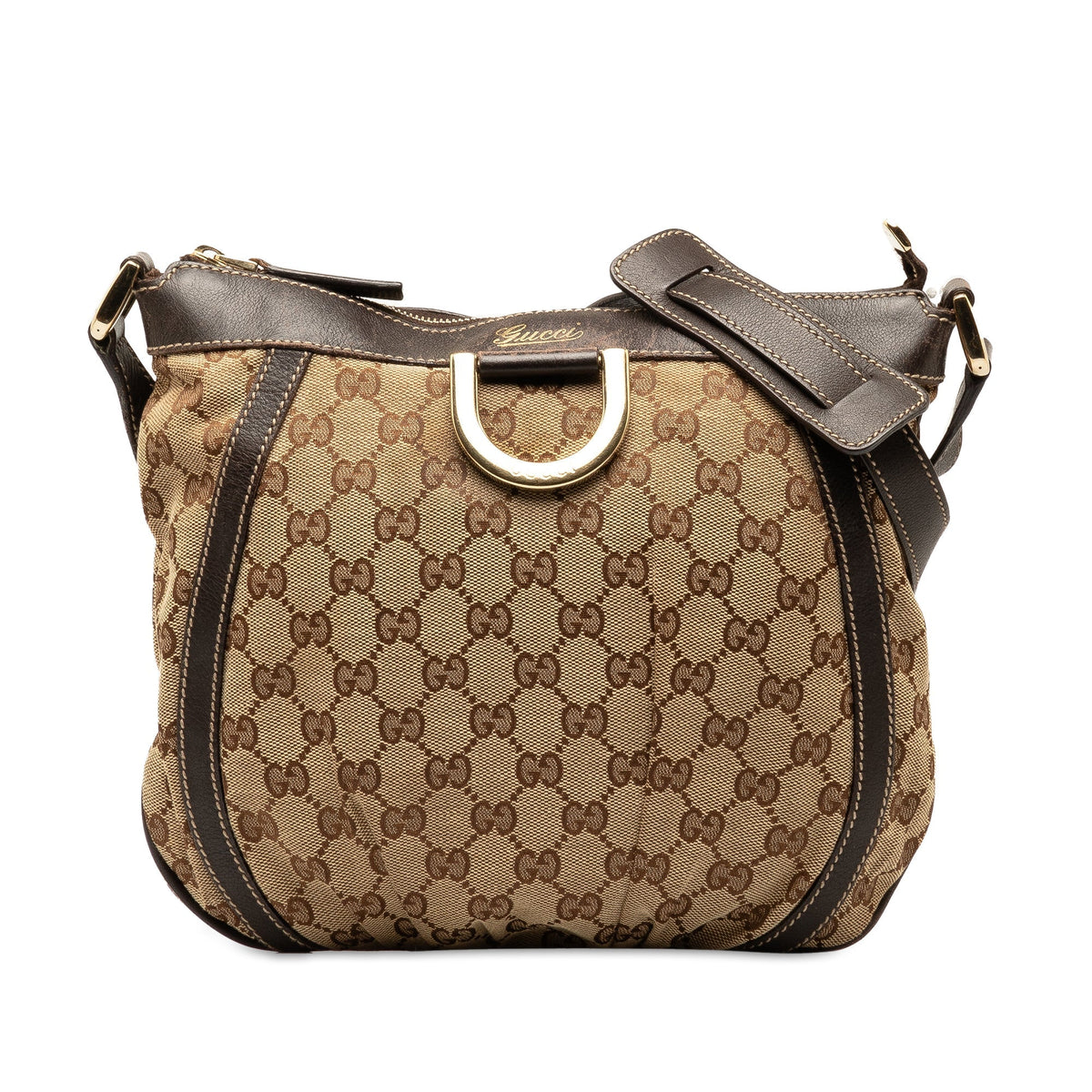 GUCCI GG Canvas Abbey D-Ring Crossbody Bag