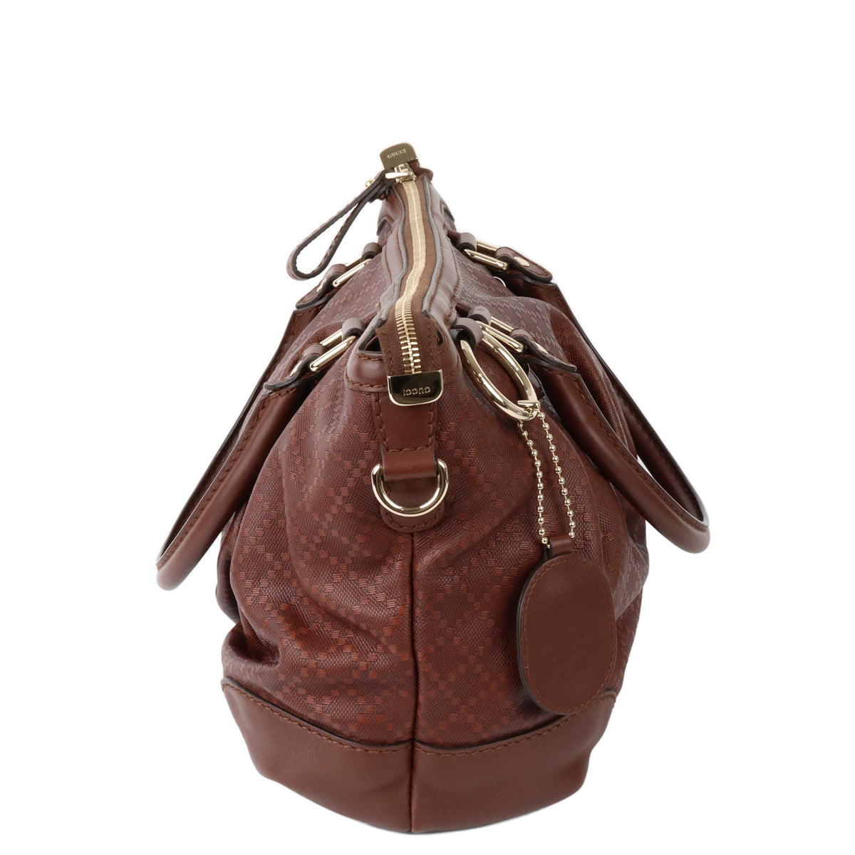 Gucci Vintage Brown Shoulder Bag.
