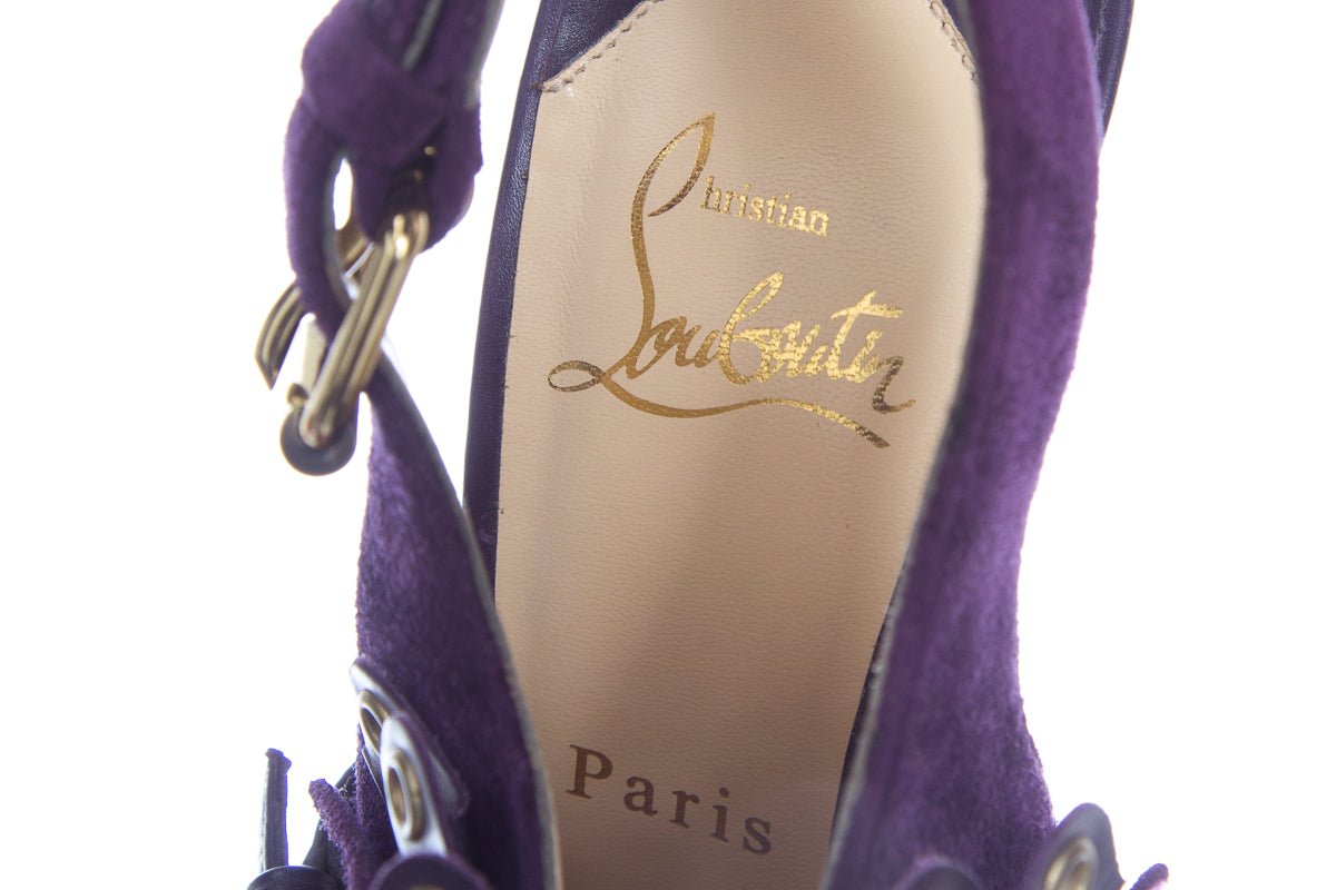 Christian Louboutin Purple Sandals SZ 35.5