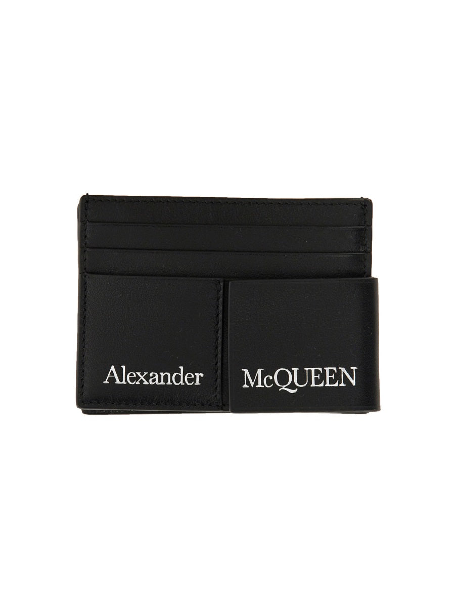 Alexander Mcqueen Men Card Holder With Logo