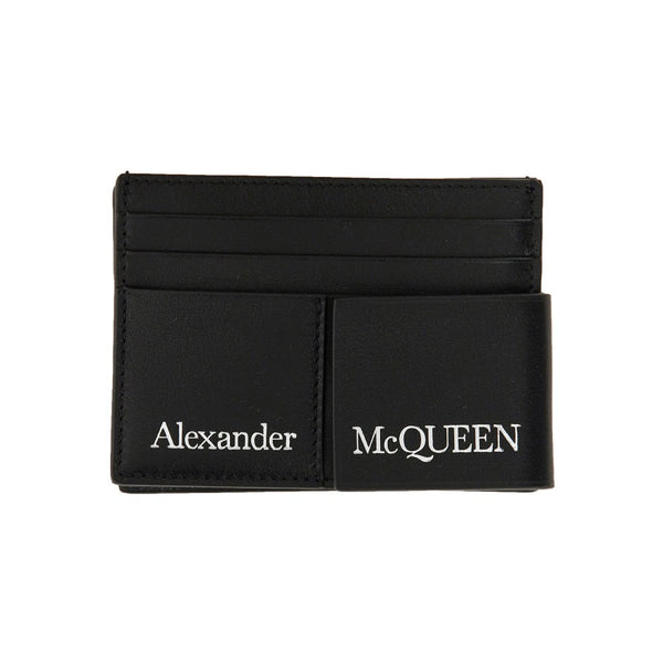 Alexander Mcqueen Men Card Holder With Logo