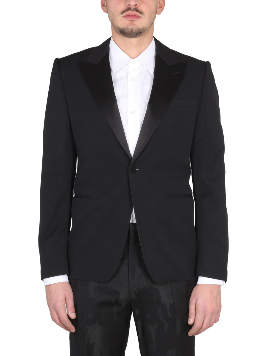 Alexander Mcqueen Men Single-Breasted Suit Jacket