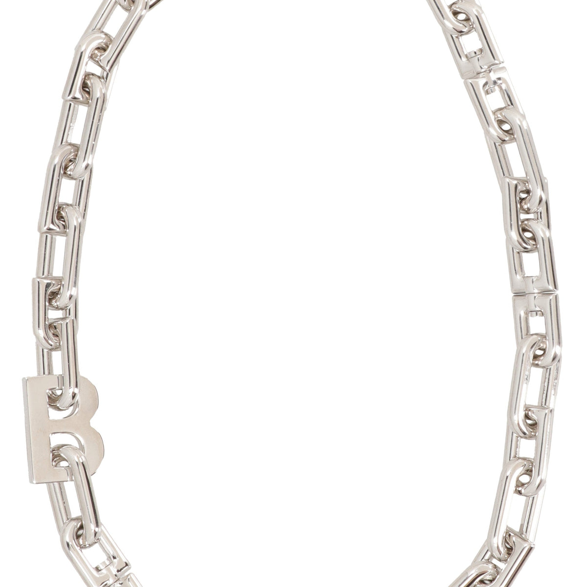 BALENCIAGA Elegant 48 cm Women's Silver Necklace