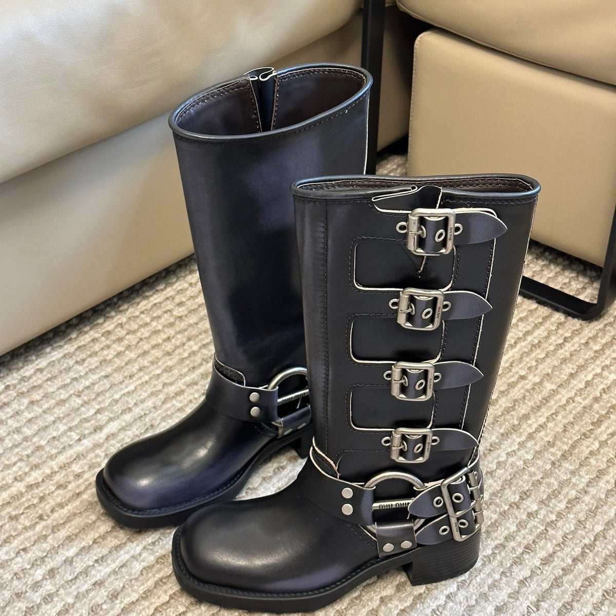 MIU M BOOTS
