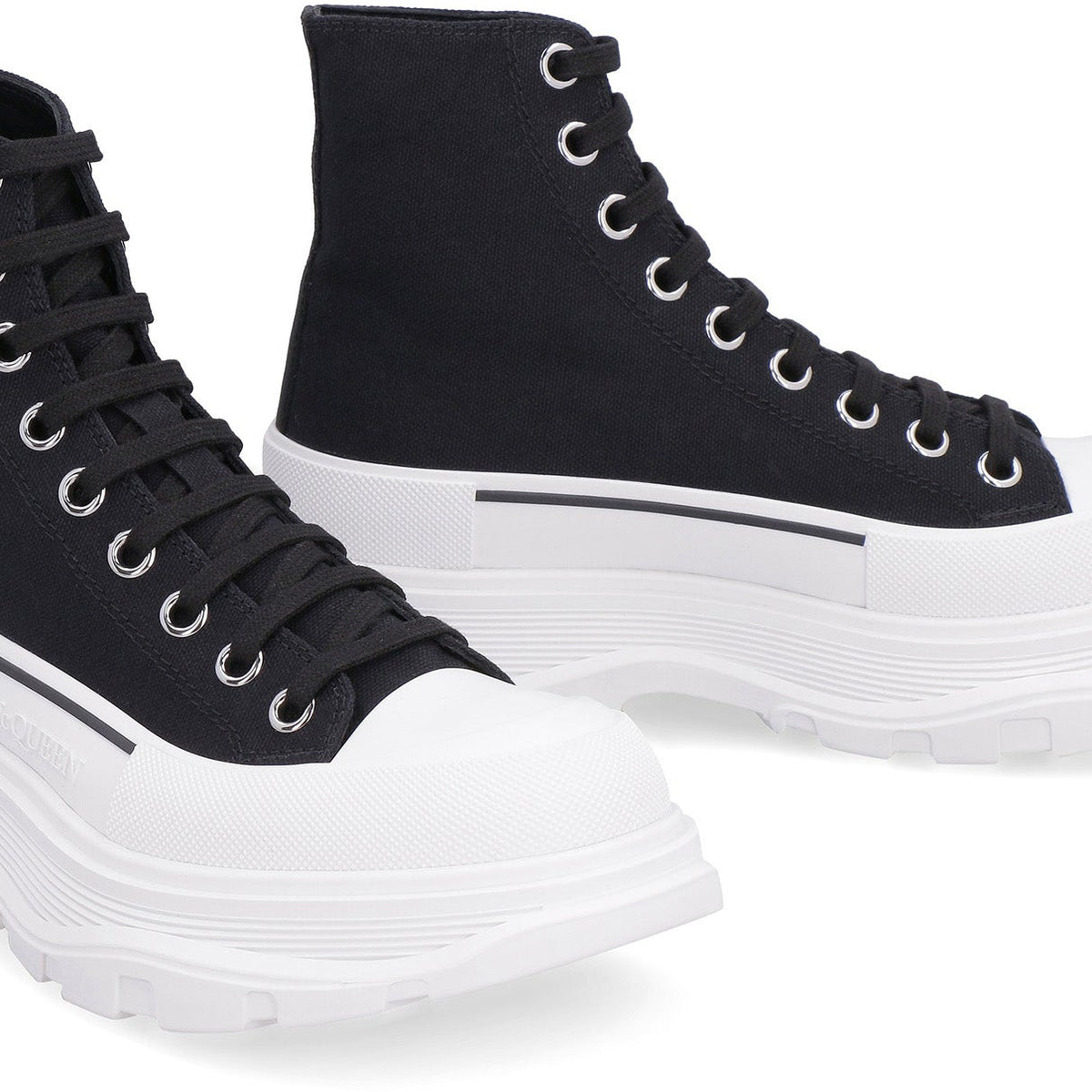TREAD SLICK LACE-UP ANKLE BOOTS