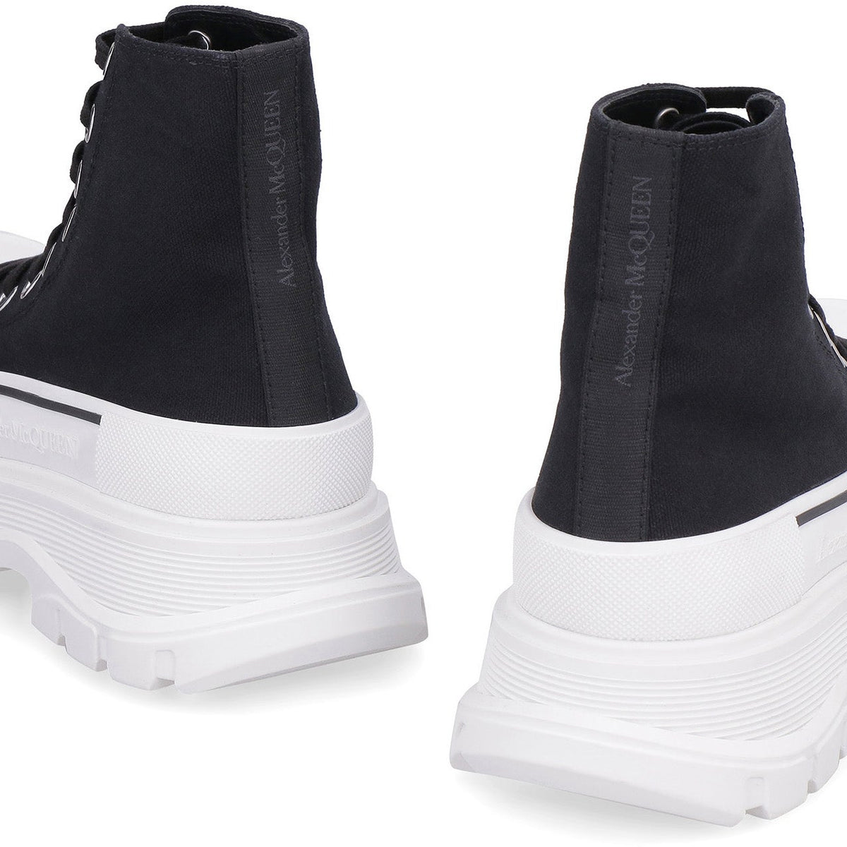 TREAD SLICK LACE-UP ANKLE BOOTS