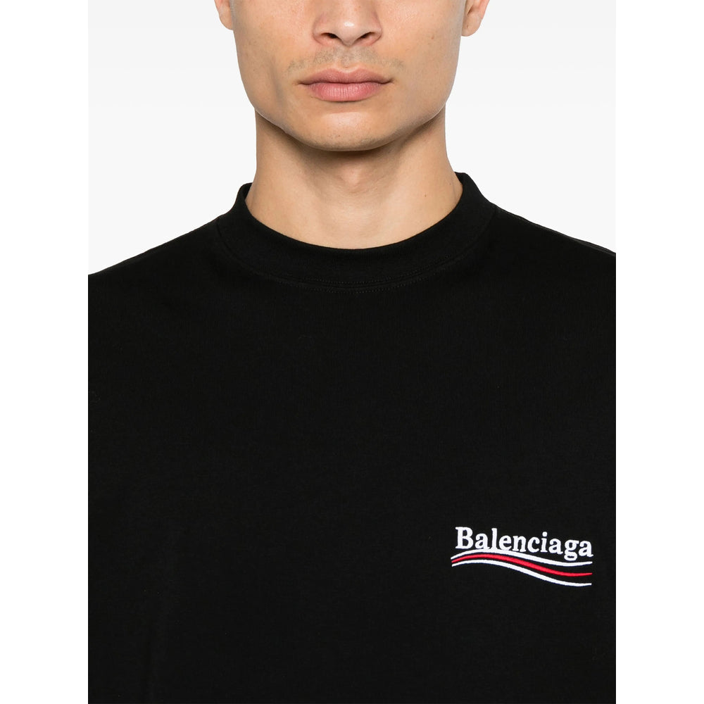 Balenciaga Black T-Shirts & Vests - T-Shirts Men