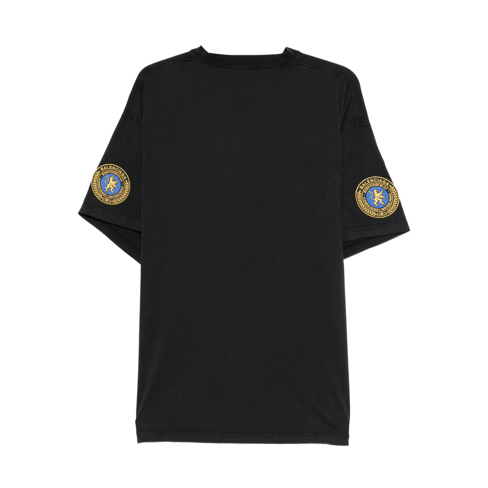 Balenciaga Black T-Shirts & Vests - T-Shirts Men