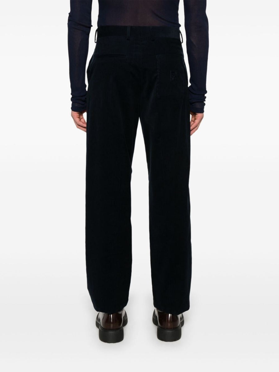Fendi Men `Ff` Embossed Pants