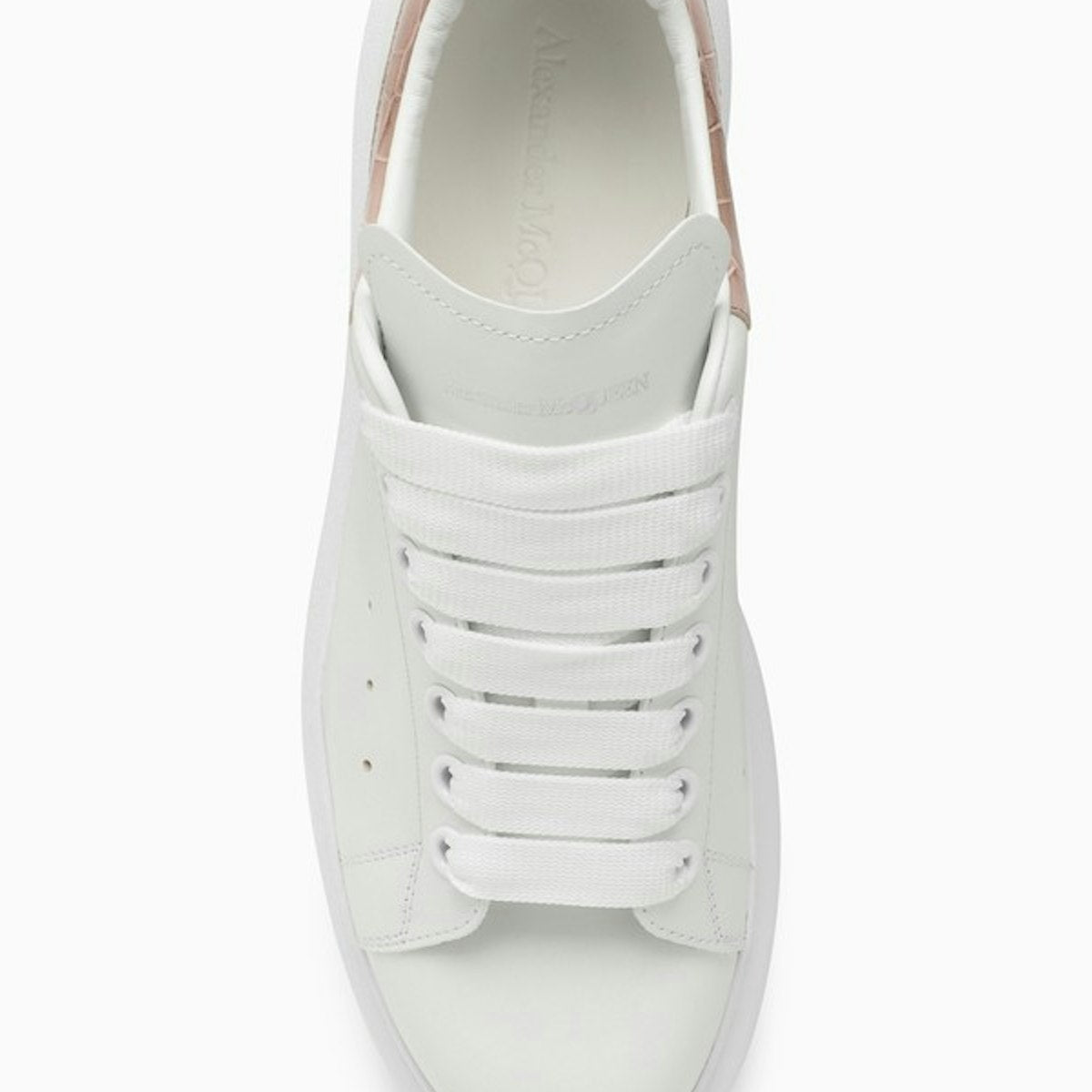 WHITE AND CLAY OVERSIZED SNEAKERS