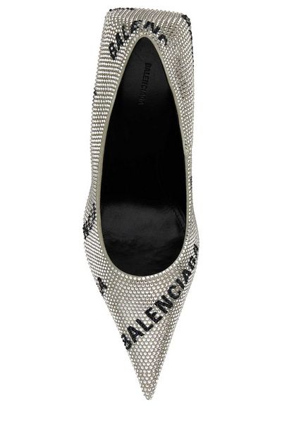 BALENCIAGA Pointed Square Knife Pumps - 11cm Heel