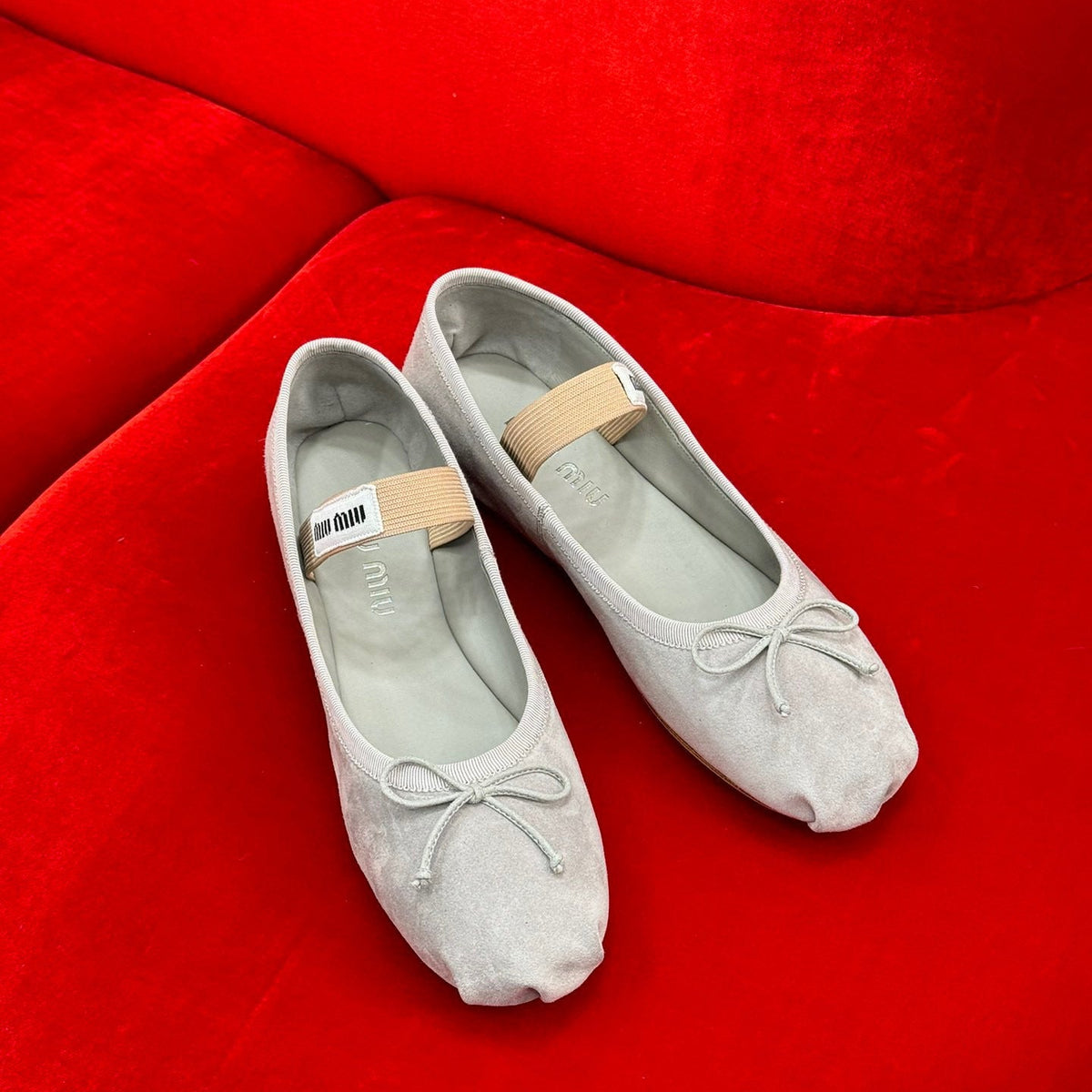 MIU M BALLERINA FLATS