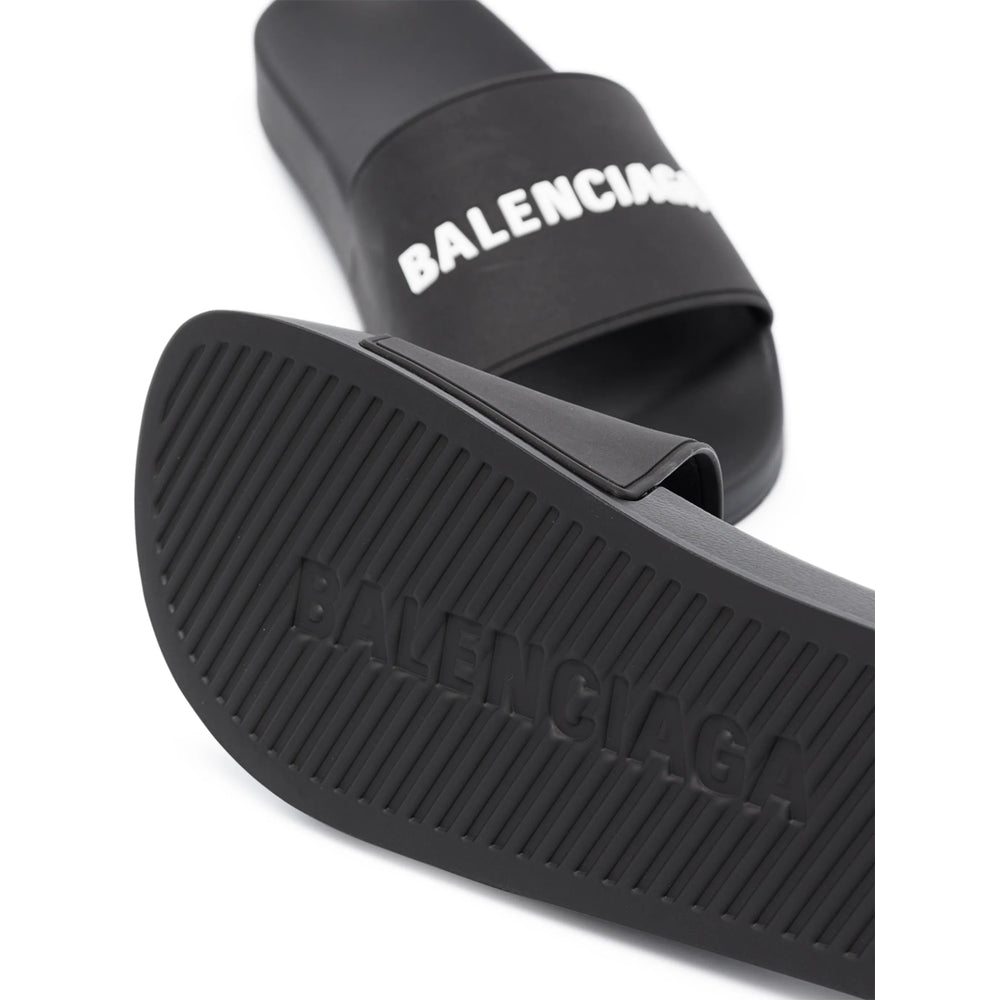 Balenciaga Black Flip-Flops & Slides Men
