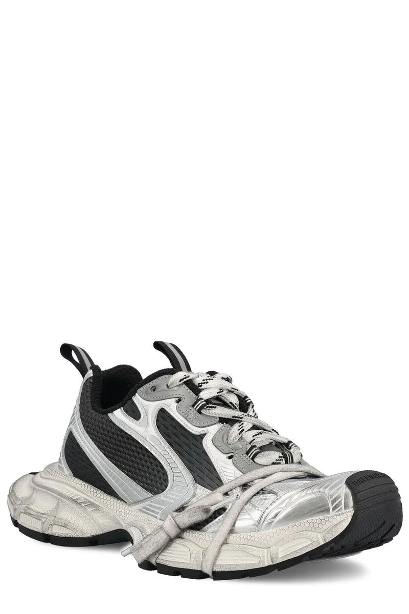 BALENCIAGA Men's Vintage Effect Low-Top Sneakers - 3XL