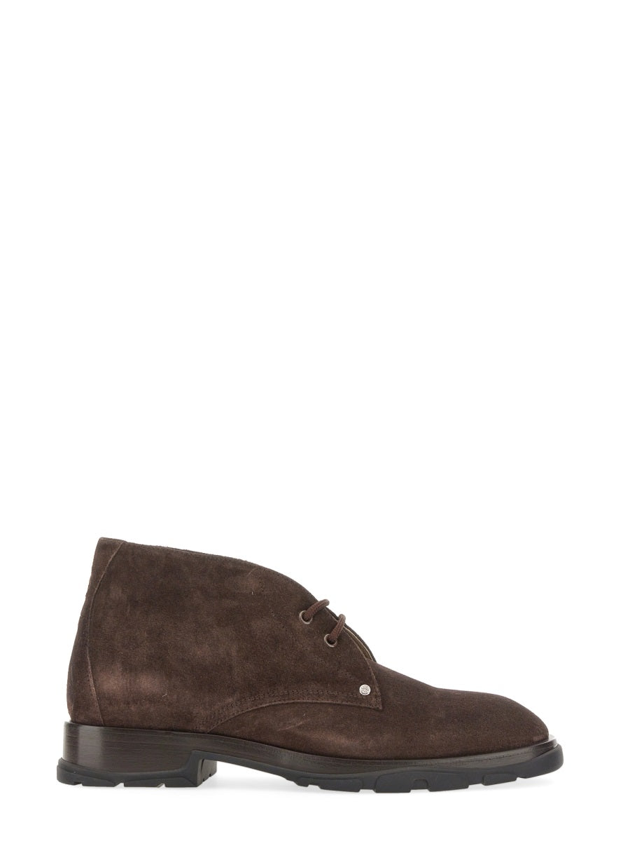 Alexander Mcqueen Men Suede Boot