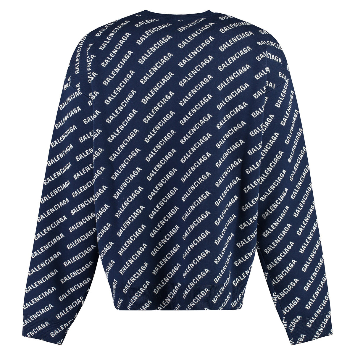 BALENCIAGA Long Sleeve Crew-Neck Sweater