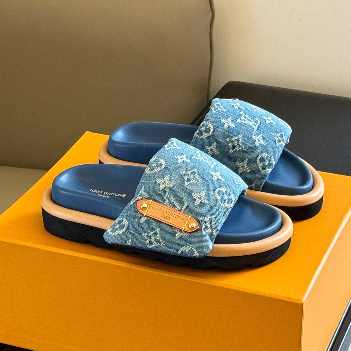 LOU PILLOW MULES