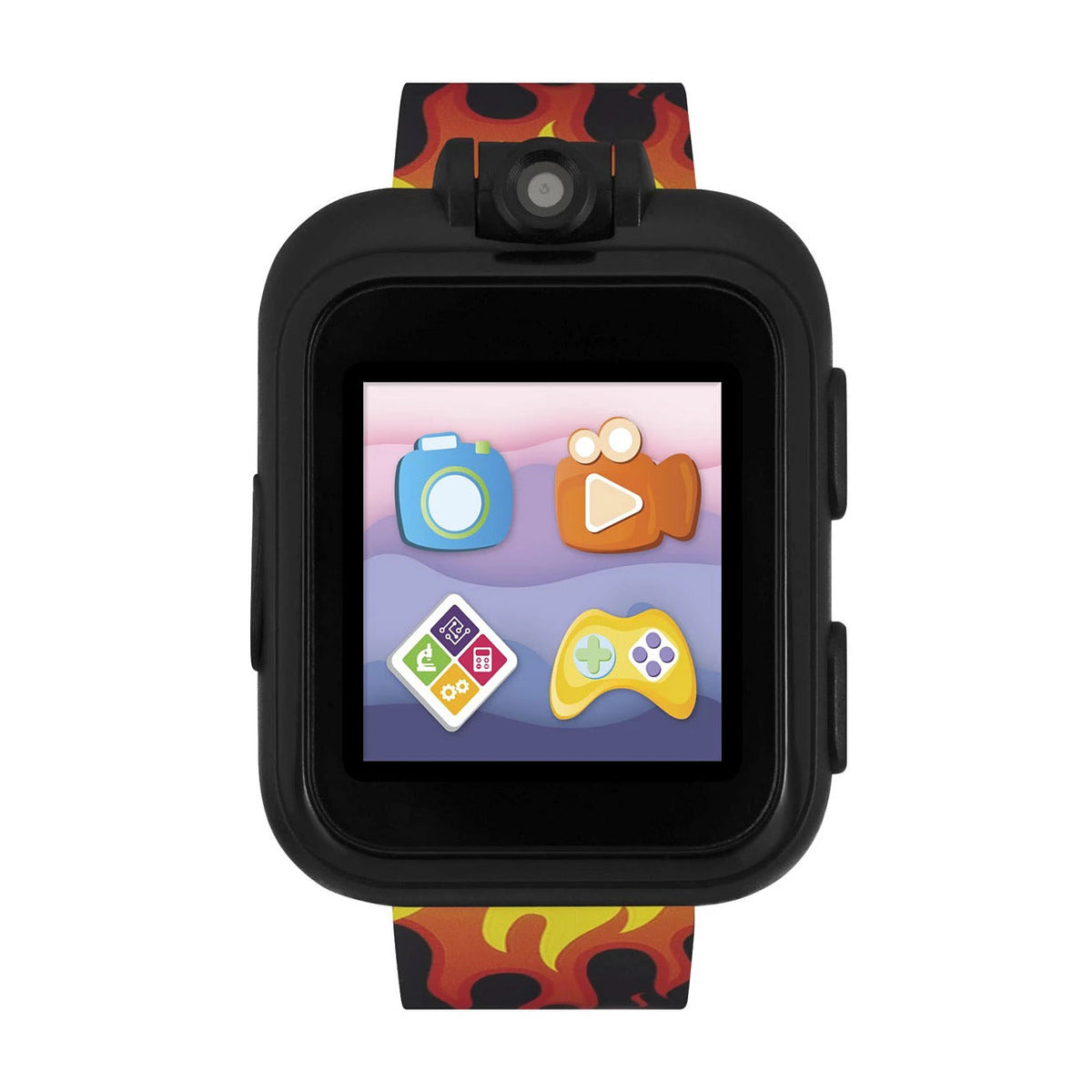 PlayZoom 2 Kids Smartwatch: Black Racing Flames