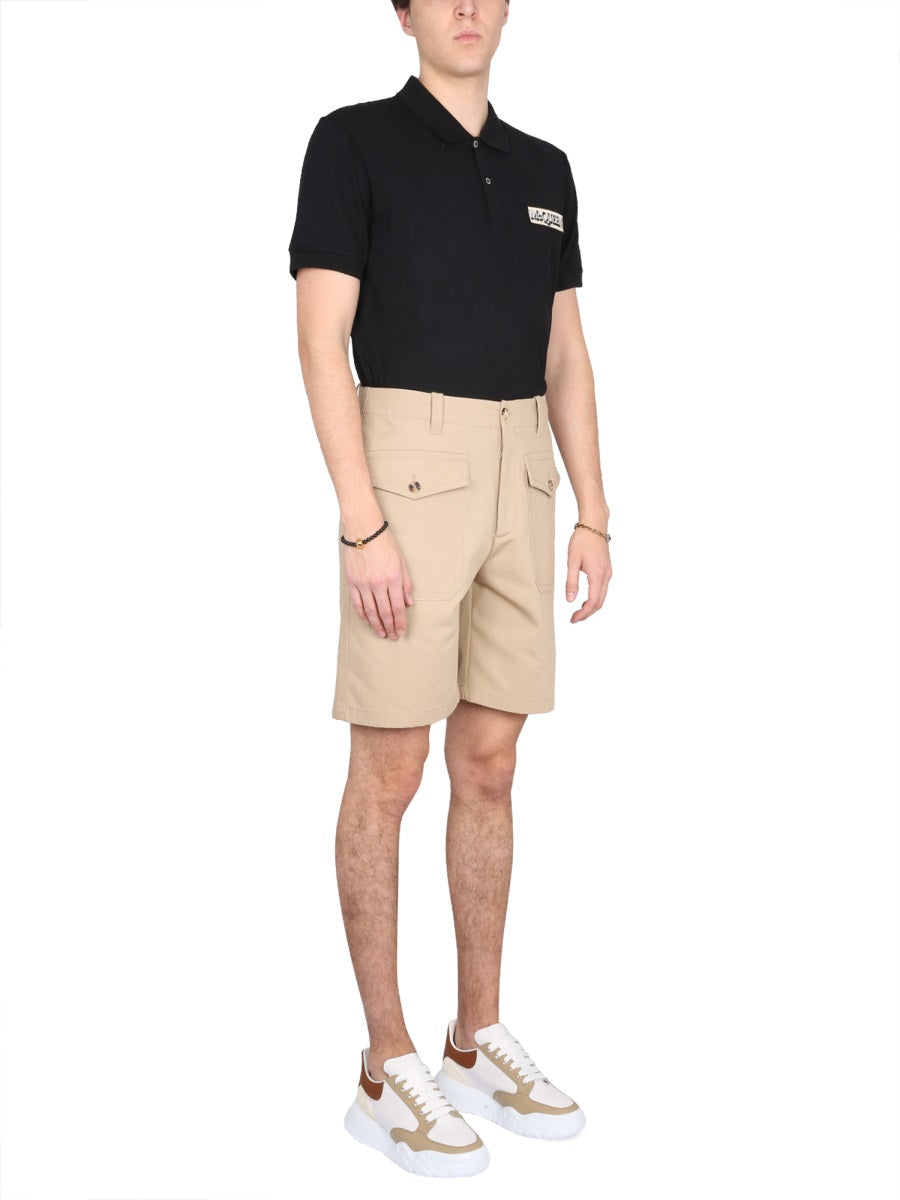 Alexander Mcqueen Men Bermuda Cargo