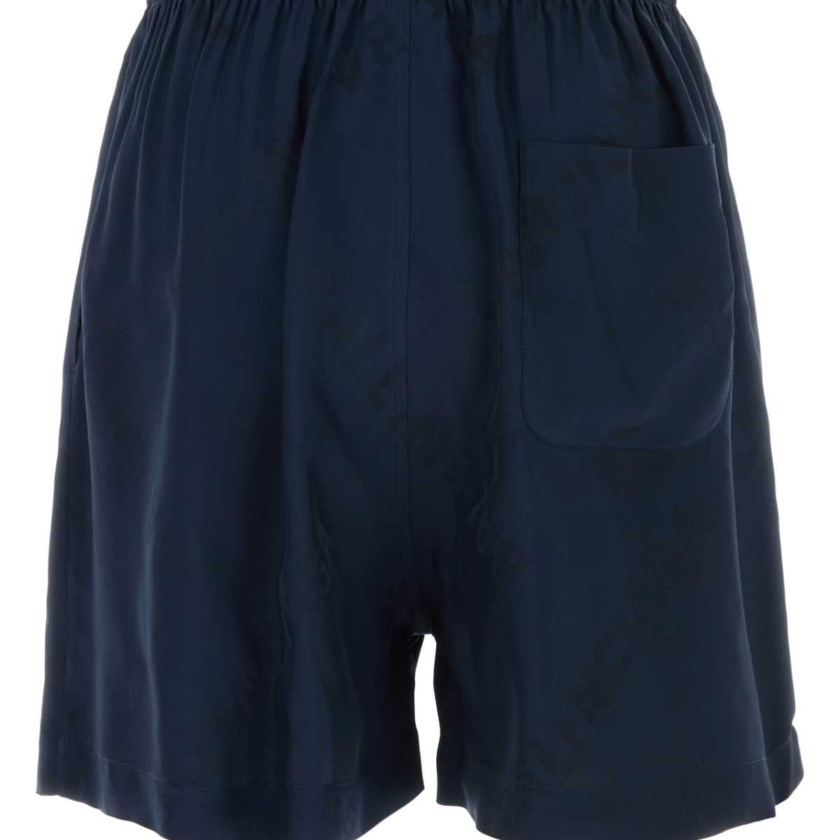 BALENCIAGA Satin Mini Bermuda Shorts for Men