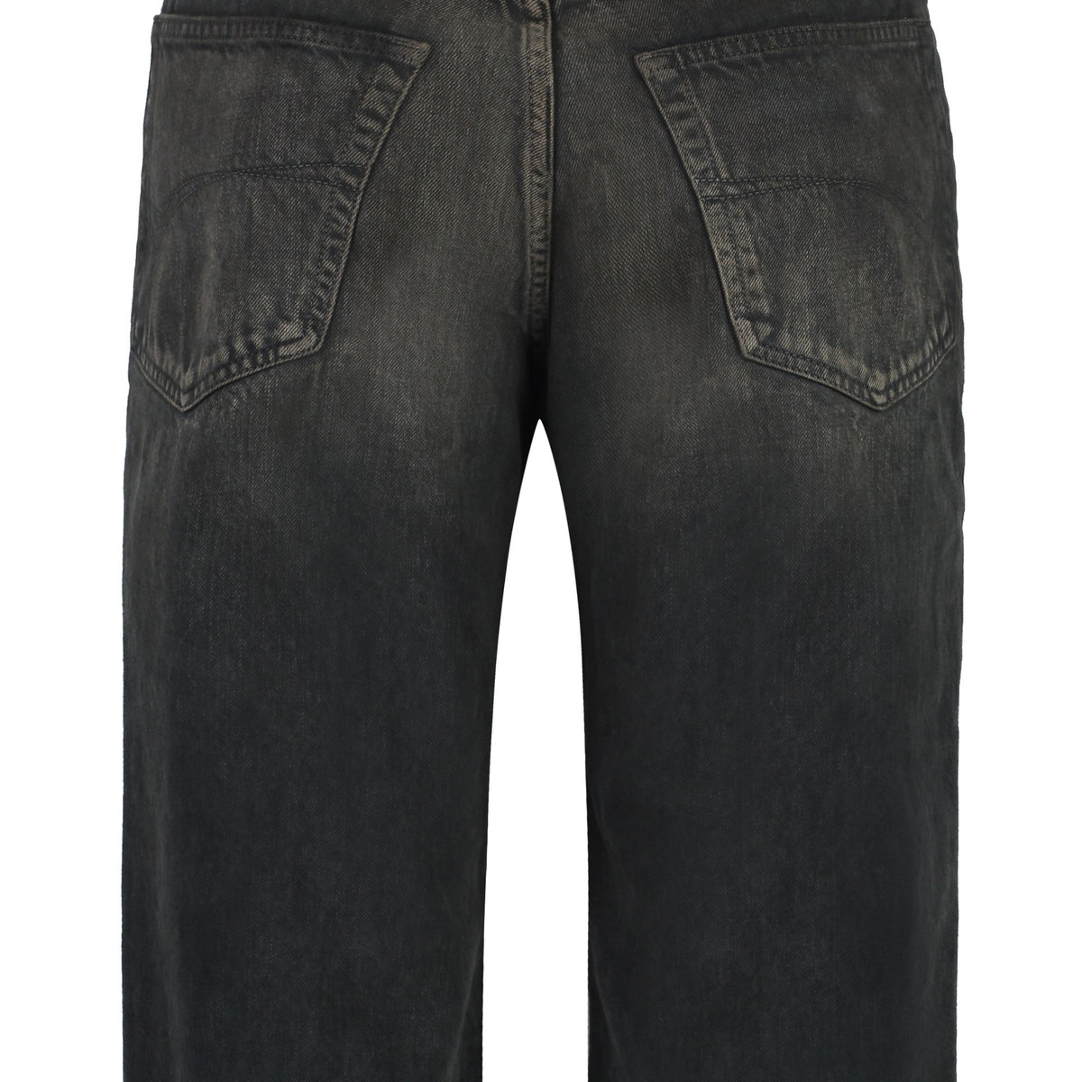 BALENCIAGA Washed-Out Effect Cotton Bermuda Shorts for Men