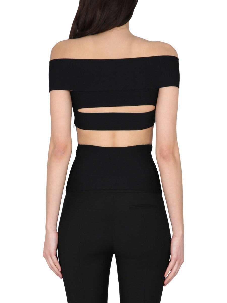 Alexander Mcqueen Women Top With Cut-Out Details