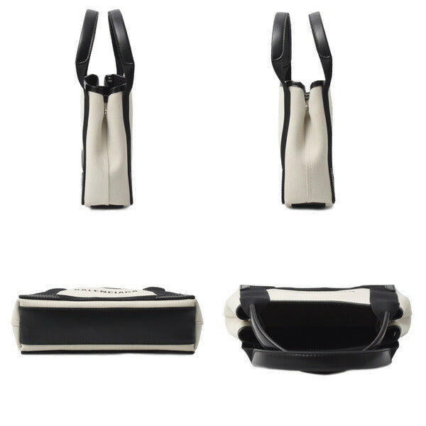 balenciaga Canvas Navy Cabas XS Handbag