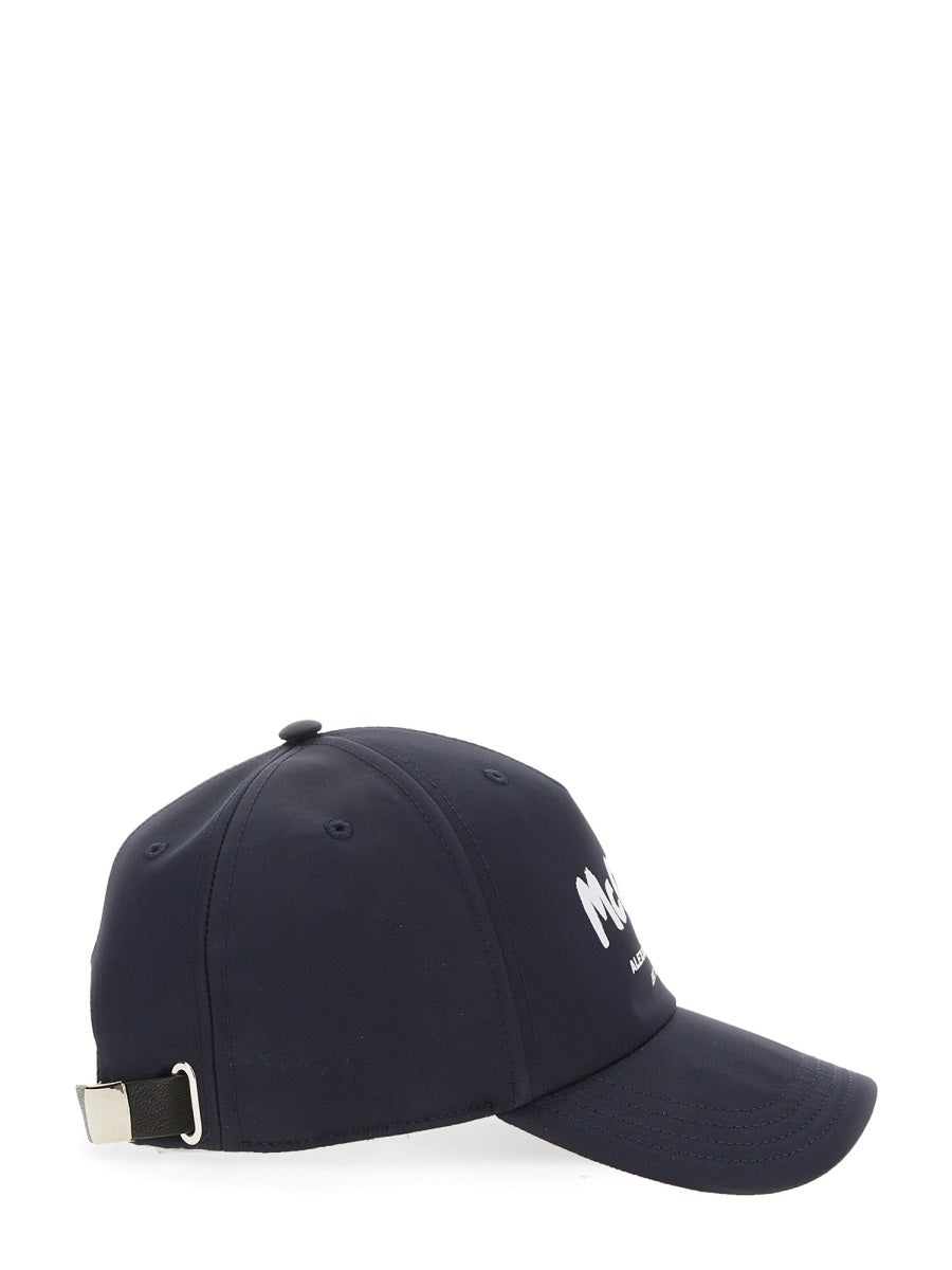Alexander Mcqueen Men Graffiti Logo Hat