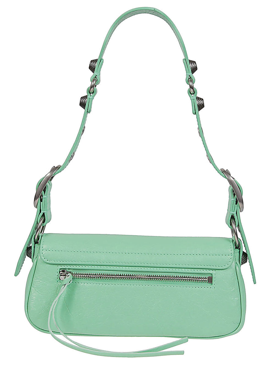 BALENCIAGA Mini Leather Shoulder Handbag
