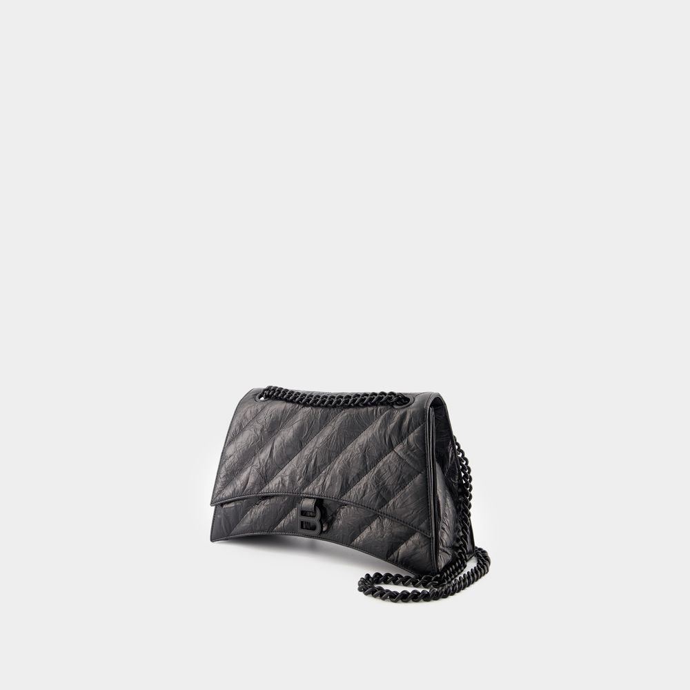 BALENCIAGA Crush Chain Mini Shoulder Handbag