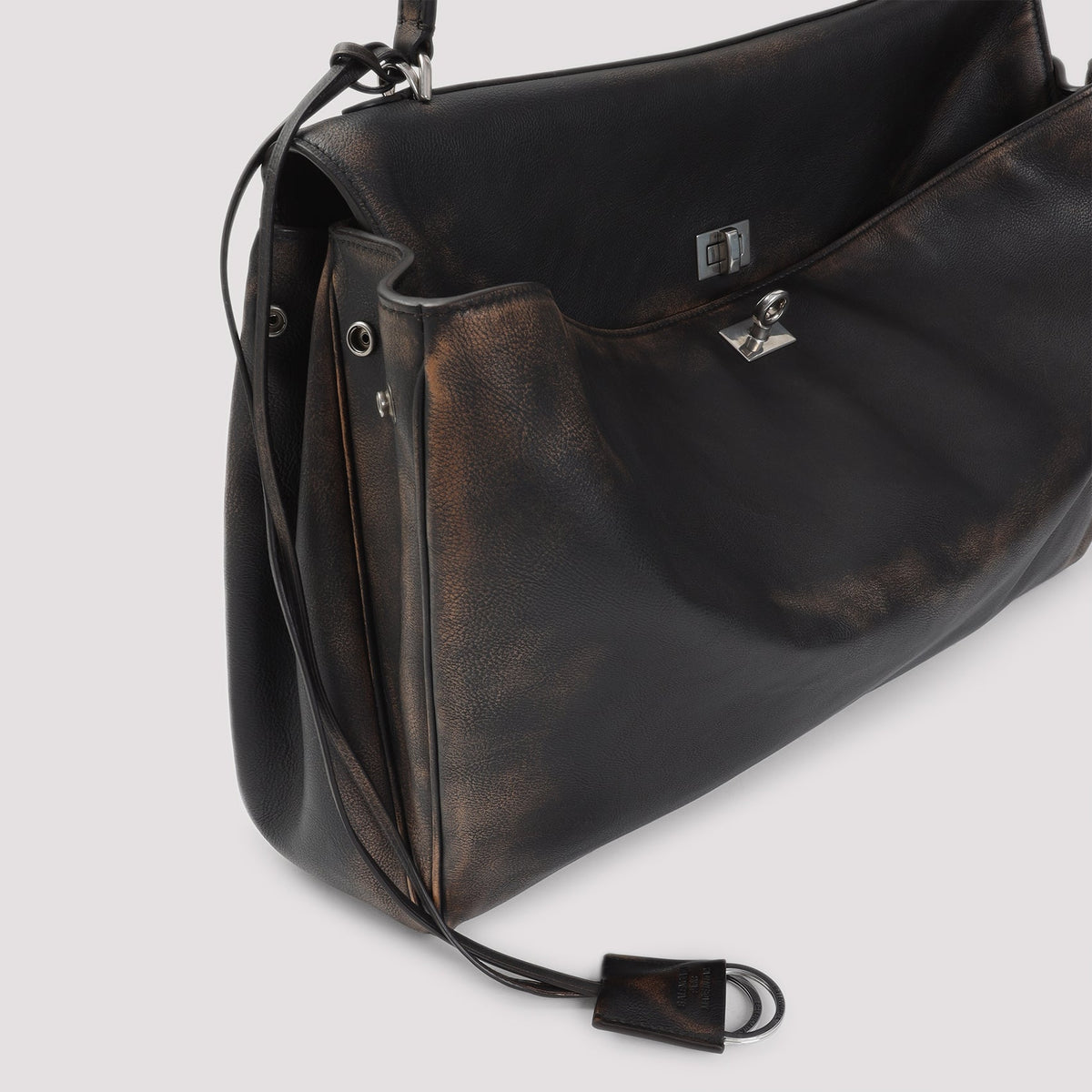 BALENCIAGA Rodeo Handle L Top Mini Handbag - 40.5CM x 29.5CM x 13CM