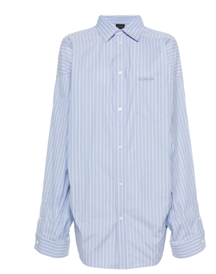 BALENCIAGA Striped Cotton Shirt for Women