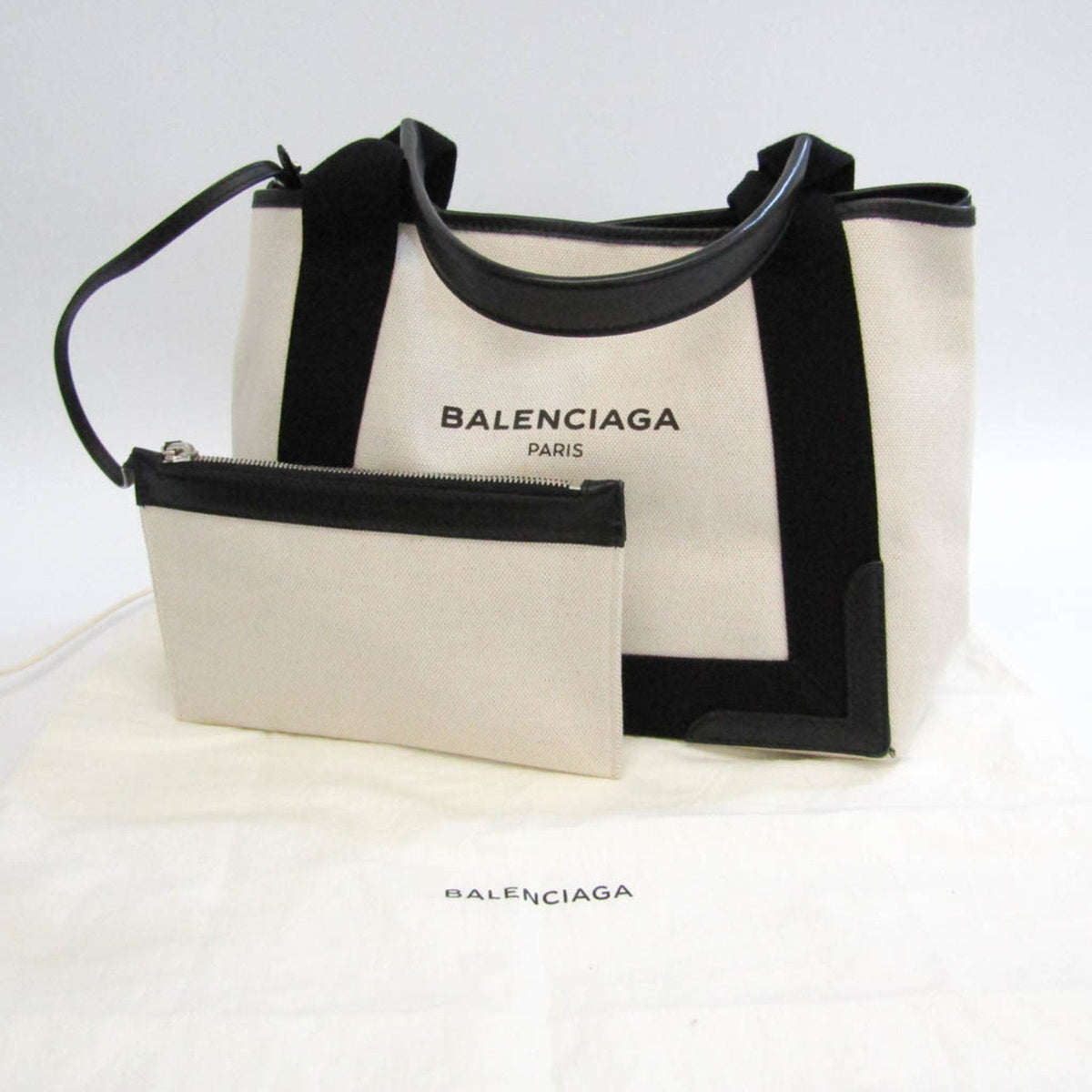 balenciaga Navy Cabas Handbag