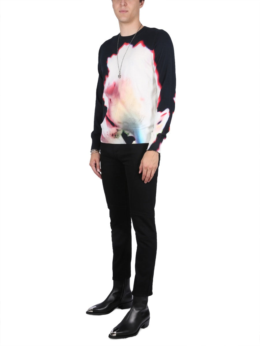Alexander Mcqueen Men Biker Jeans