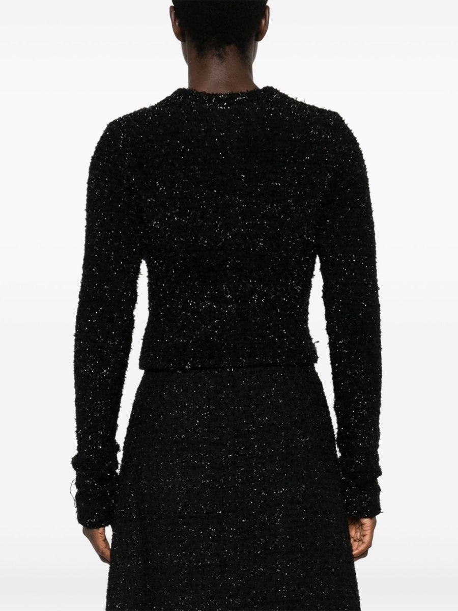 BALENCIAGA Cropped Bouclé Jacket